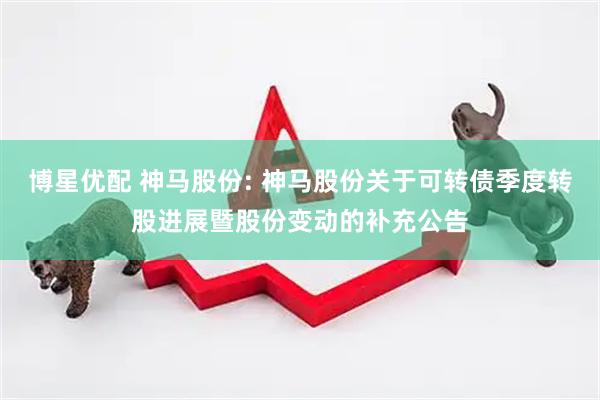 博星优配 神马股份: 神马股份关于可转债季度转股进展暨股份变动的补充公告