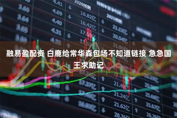 融易盈配资 白鹿给常华森包场不知道链接 急急国王求助记