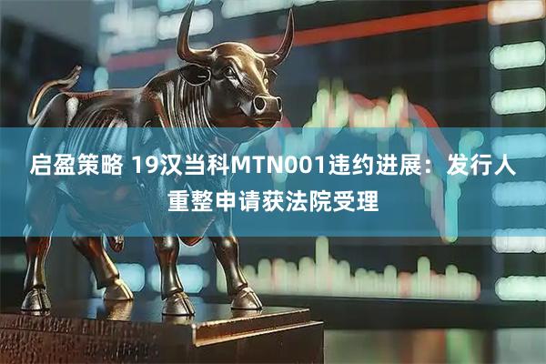 启盈策略 19汉当科MTN001违约进展：发行人重整申请获法院受理